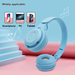 Wireless Bluetooth Headphones – Hi-Fi Stereo Sound, Built-In Mic, FM Radio & TF Card | Foldable Over-Ear Headset | Up to 10H Battery