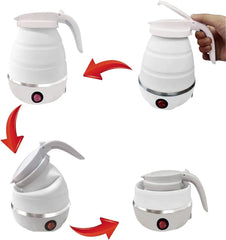 Portable Foldable Electric Kettle – 600ml Travel Kettle