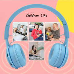Wireless Bluetooth Headphones – Hi-Fi Stereo Sound, Built-In Mic, FM Radio & TF Card | Foldable Over-Ear Headset | Up to 10H Battery
