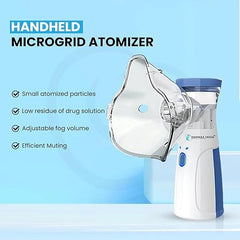 Compact Mesh Nebulizer – Quiet Mesh Atomization, Portable & Low Power | USB & Battery Powered | For Adults, Children & Elderly