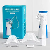 Compact Mesh Nebulizer – Quiet Mesh Atomization, Portable & Low Power | USB & Battery Powered | For Adults, Children & Elderly