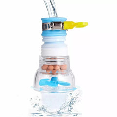 Adjustable Faucet Filter | Stretchable Splash-Proof Tap Nozzle | Built-In Filter Beads | Kitchen & Bathroom