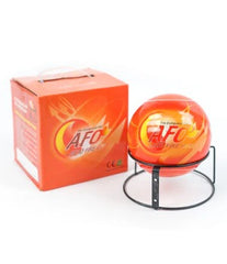AFO Auto Fire Extinguisher Ball | Automatic Fire Suppression | With Metal Stand | Kitchen, Workshop & Home Safety