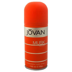 JOVAN Musk For Men Deodorant Body Spray 150ml | Classic Masculine Musk Fragrance