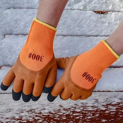 300# Latex-Coated Work Gloves | Enhanced Grip | Abrasion Resistant | Construction, Gardening & General Labor