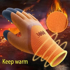 300# Latex-Coated Work Gloves | Enhanced Grip | Abrasion Resistant | Construction, Gardening & General Labor