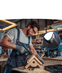CHIEF Anti-Cut Safety Gloves – Black Palm Grip | Cut-Resistant Work Gloves