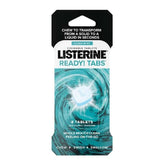 Listerine Ready! Tabs Chewable Mouthwash Tablets – Clean Mint | 8 Tablets | Alcohol-Free, Sugar-Free | No Water Needed