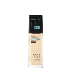 Maybelline New York Fit Me Matte + Poreless Foundation – Flawless Full-Coverage Liquid Foundation