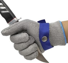 Stainless Steel Mesh Cut-Resistant Glove – Size 10 | Heavy-Duty Hand Protection