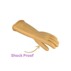 Long-Cuff Rubber Safety Gloves | Thick Rubber | Extended Forearm Protection | Cleaning, Chemical & Industrial Use