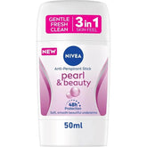NIVEA Pearl & Beauty Anti-Perspirant Stick 50ml | 48H Protection with Pearl Extracts