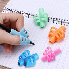 Kids Ergonomic Pencil Grippers 10-Pack | Soft Finger Guide Writing Aid | Correct Pencil Grip | School & Homeschool