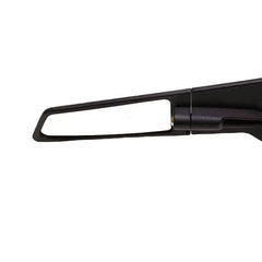 Motorcycle Wind Wing Rearview Mirrors – 360° Rotary Adjustable Aerodynamic Side Mirrors | Universal Fit for Sport, Cruiser & Naked Bikes (Black, 2 Pcs)