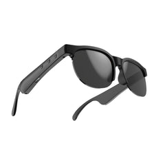 G58 Pro Smart Bluetooth 6.0 Audio Glasses – Long Range Wireless Earphone Glasses for Calls, Music & Gaming | Lightweight Rechargeable Smart Eyewear (Black)