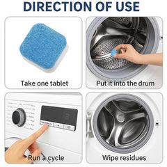 Washing Machine Deep Cleaning Tablets – 12 pcs Set