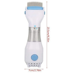 Electric Pet Lice & Tick Removal Comb for Dogs & Cats – Universal Anti-Flea Hair Cleaner | Safe & Effective Pet Grooming Tool (Blue)