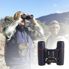 30x60 HD Binoculars | Clear Vision Compact Telescope | Camping, Hunting & Wildlife Watching