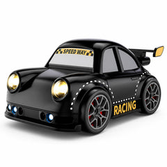 Mini Dream Racing RC Car for Kids – High-Speed Drift Toy with LED Lights | Boys & Girls Indoor Outdoor Play (Black)