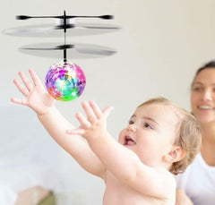 Mini Induction Flying Ball with Multicolor LED Lights – Motion Sensor Magic Orb Toy for Kids Ages 1–12
