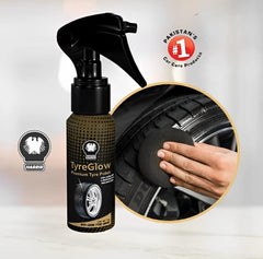 Harris TyreGlow Premium Tire Polish 70ml – Hydrophobic Wet-Look Shine | Made in Pakistan