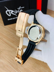 Men's Multicolor Chronograph Watch | Bold Rubber Strap | Sporty Dial | Quartz Movement | Pakistan