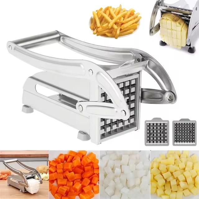 Premium Stainless Steel Vegetable Cutter & Chopper – Compact, Rust-Proof & Easy to Clean