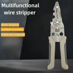 Professional Multifunctional Wire Stripper & Cutter – Heavy Duty Iron Body with Ergonomic ABS Handle