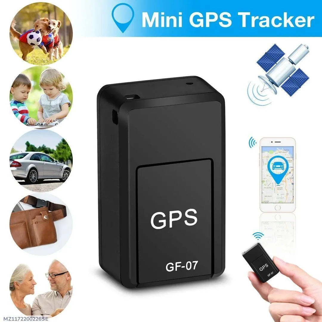 Mini GPS Tracker GF-07 – Real-Time Tracking via Smartphone App | Lightweight ABS | For Kids, Pets, Cars & Valuables