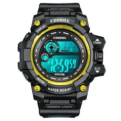 Men's Digital Sport Watch | Black & Blue | 24-Hour Display | Water Resistant | Long Battery Life | 24mm Pakistan