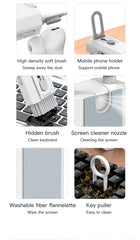 7-in-1 Multi-Purpose Electronics Cleaning Kit – Keyboard, Phone, Earbuds & Laptop Cleaner