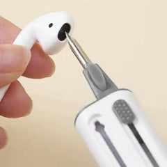 4-in-1 Earphone Cleaning Pen with Soft Bristle Brush – ABS Plastic | Cleans Earbuds, AirPods, Phones, Laptops & Cameras