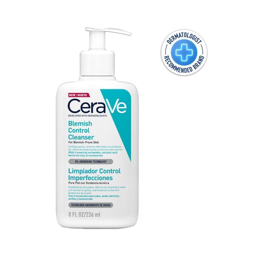 CeraVe Blemish Control Cleanser 236ml – Salicylic Acid, Ceramides & Niacinamide | Acne-Prone & All Skin Types