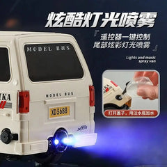 Remote Control Taxi Van for Kids – RC Van with LED Lights, Openable Doors & USB Rechargeable Battery | Indoor & Outdoor Play