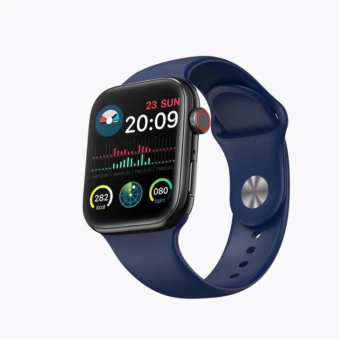 Black Smartwatch | Fitness Tracker | Smartphone Compatible | Adjustable Strap | Charging Cable Included | Pakistan