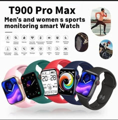 Black Smartwatch | Fitness Tracker | Smartphone Compatible | Adjustable Strap | Charging Cable Included | Pakistan