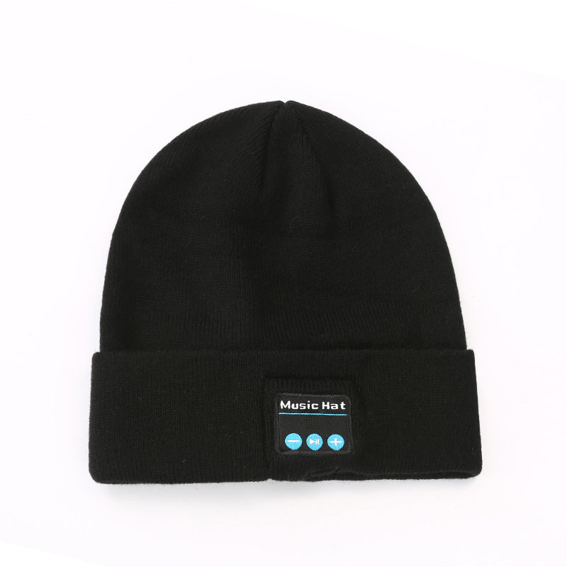 Bluetooth Music Hat V5.0 Waterproof Blue