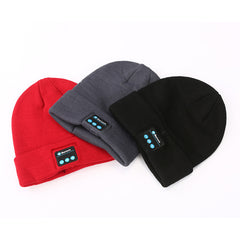 Bluetooth Music Hat V5.0 Waterproof Blue