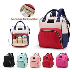 Premium Baby Diaper Bag Backpack | Multi-Pocket | Water-Resistant | Mom & Dad Travel Bag | Random Color