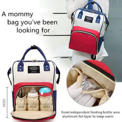 Premium Baby Diaper Bag Backpack | Multi-Pocket | Water-Resistant | Mom & Dad Travel Bag | Random Color