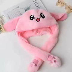 GlowBunny LED Plush Hat | Multicolor Light-Up Bunny Ears Hat | Soft Plush | Kids Party & Costume Accessory