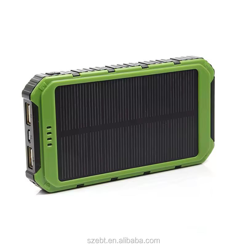 outdoor solar portable power bank for camping 30000 mAH