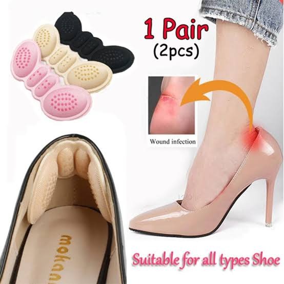 Heel Cushion Pads – Anti-Slip & Anti-Blister Shoe Inserts | Premium Foot Care (1 Pair)