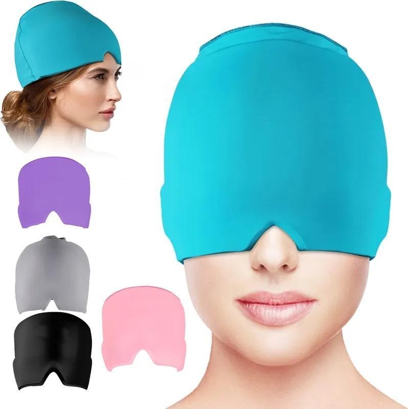 Migraine Relief Gel Icing Cap — Hot & Cold Therapy for Headache, Sinus & Puffy Eyes