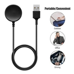 Magnetic Watch Charger for Samsung Galaxy Watch – Fast Wireless Charging, USB-A | Compatible with Active 2, Watch 3, 4, 5 & 6