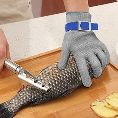 Stainless Steel Mesh Cut-Resistant Glove – Size 10 | Heavy-Duty Hand Protection
