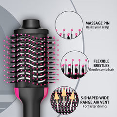 One Step Hot Air Brush | 3-in-1 Hair Dryer, Volumizer & Styler