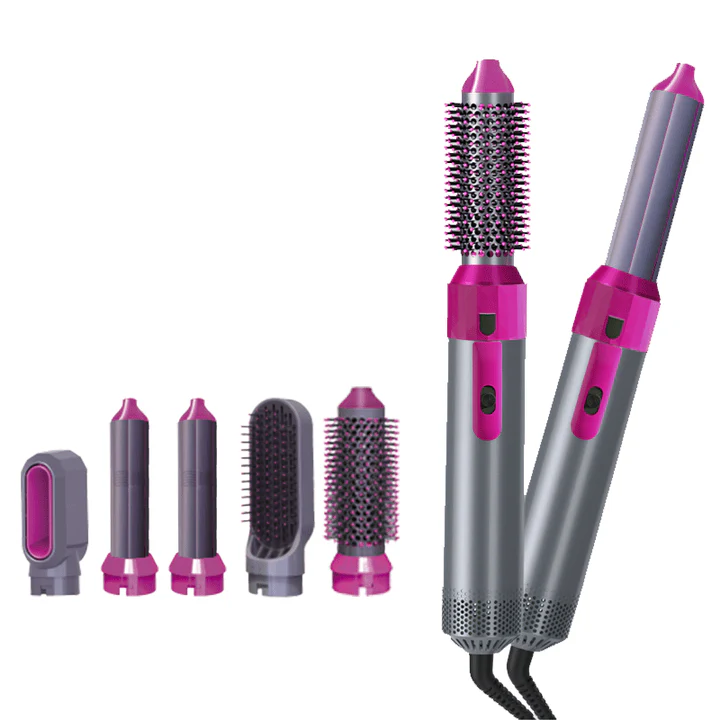 Ceramic Hot Air Brush 5-in-1 Hair Styler