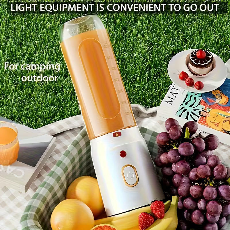 Electric Juicer And Portable Juice Cup Combo - a Portable USB Rechargeable Blender, Manual Juicer for Smoothies, Juices, And Milkshakes, Multifunctional Dual Cup Set, Perfect for Home, Gym, Students, Dorms, Offices, And Outdoor Use