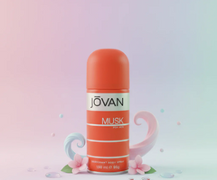 JOVAN Musk For Men Deodorant Body Spray 150ml | Classic Masculine Musk Fragrance